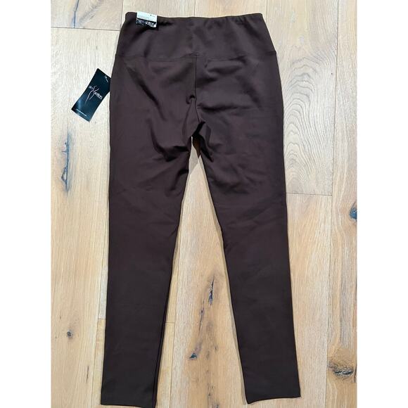 NWT Slim-sation Women's Brown Compression Ankle Leggings sz M - Picture 5 of 6